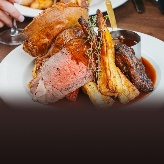 Sunday menu at The Orange Tree