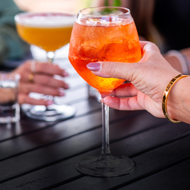 Wine & Drinks menu at The Orange Tree